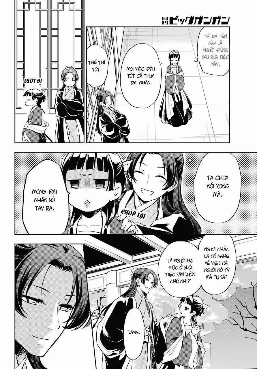 Dược Sư Tự Sự – Nhật Ký Giải Mã Bí Ẩn Chốn Hậu Cung Của Maomao 15 trang 26