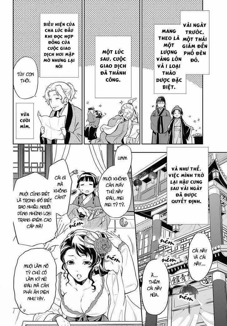 Dược Sư Tự Sự – Nhật Ký Giải Mã Bí Ẩn Chốn Hậu Cung Của Maomao 21 trang 1