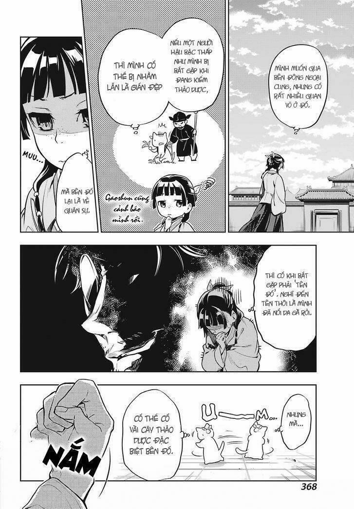 Dược Sư Tự Sự – Nhật Ký Giải Mã Bí Ẩn Chốn Hậu Cung Của Maomao 22 trang 23