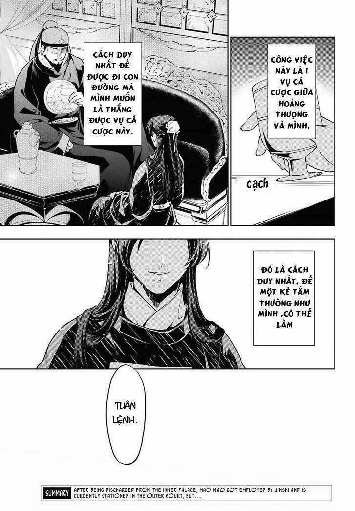 Dược Sư Tự Sự – Nhật Ký Giải Mã Bí Ẩn Chốn Hậu Cung Của Maomao 24 trang 2