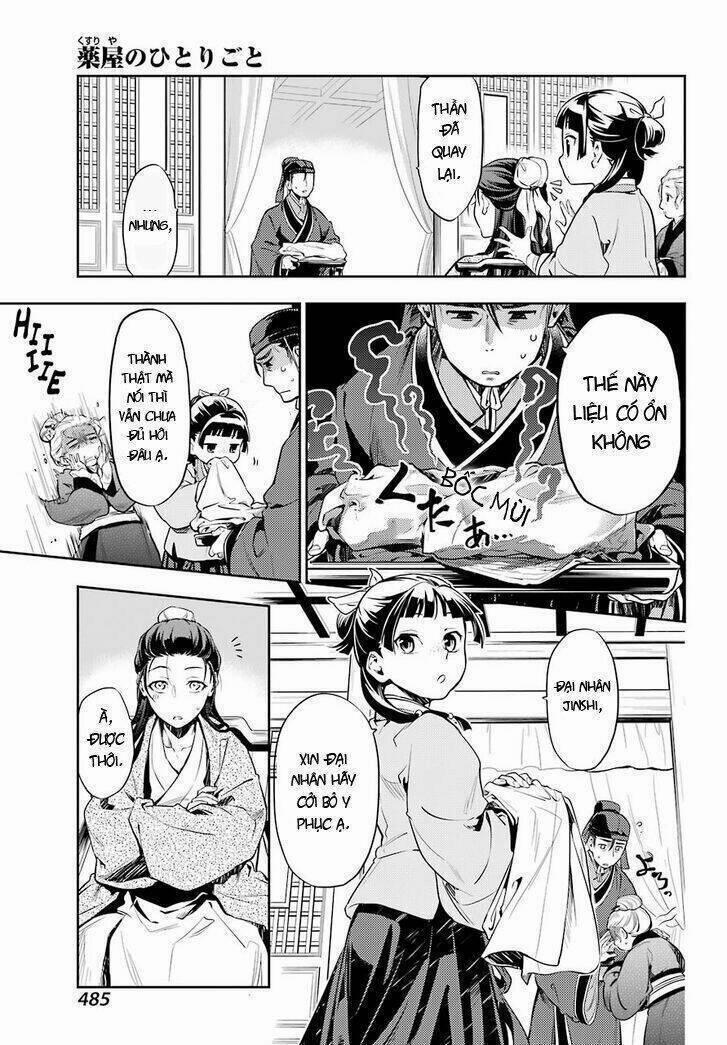 Dược Sư Tự Sự – Nhật Ký Giải Mã Bí Ẩn Chốn Hậu Cung Của Maomao 27 trang 12