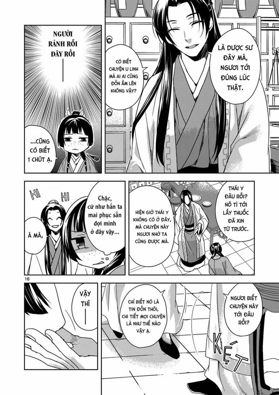 Dược Sư Tự Sự – Nhật Ký Giải Mã Bí Ẩn Chốn Hậu Cung Của Maomao 3 trang 16