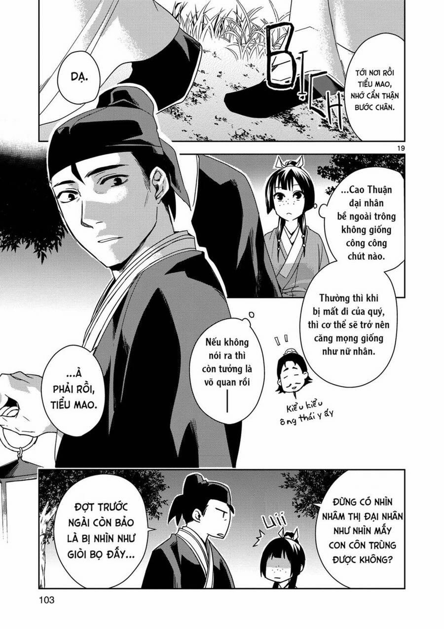 Dược Sư Tự Sự – Nhật Ký Giải Mã Bí Ẩn Chốn Hậu Cung Của Maomao 3 trang 19