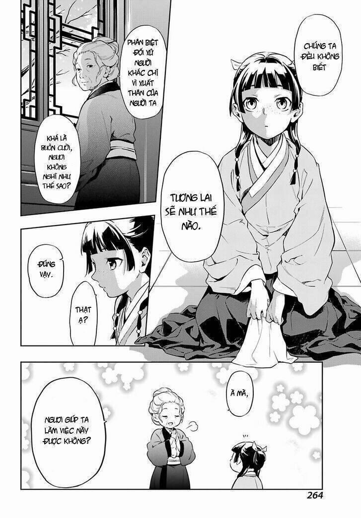 Dược Sư Tự Sự – Nhật Ký Giải Mã Bí Ẩn Chốn Hậu Cung Của Maomao 32 trang 13