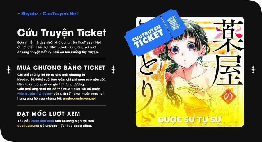 Dược Sư Tự Sự – Nhật Ký Giải Mã Bí Ẩn Chốn Hậu Cung Của Maomao 42 trang 0