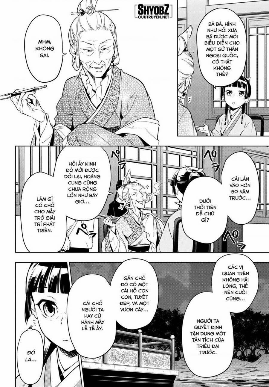 Dược Sư Tự Sự – Nhật Ký Giải Mã Bí Ẩn Chốn Hậu Cung Của Maomao 47 trang 12