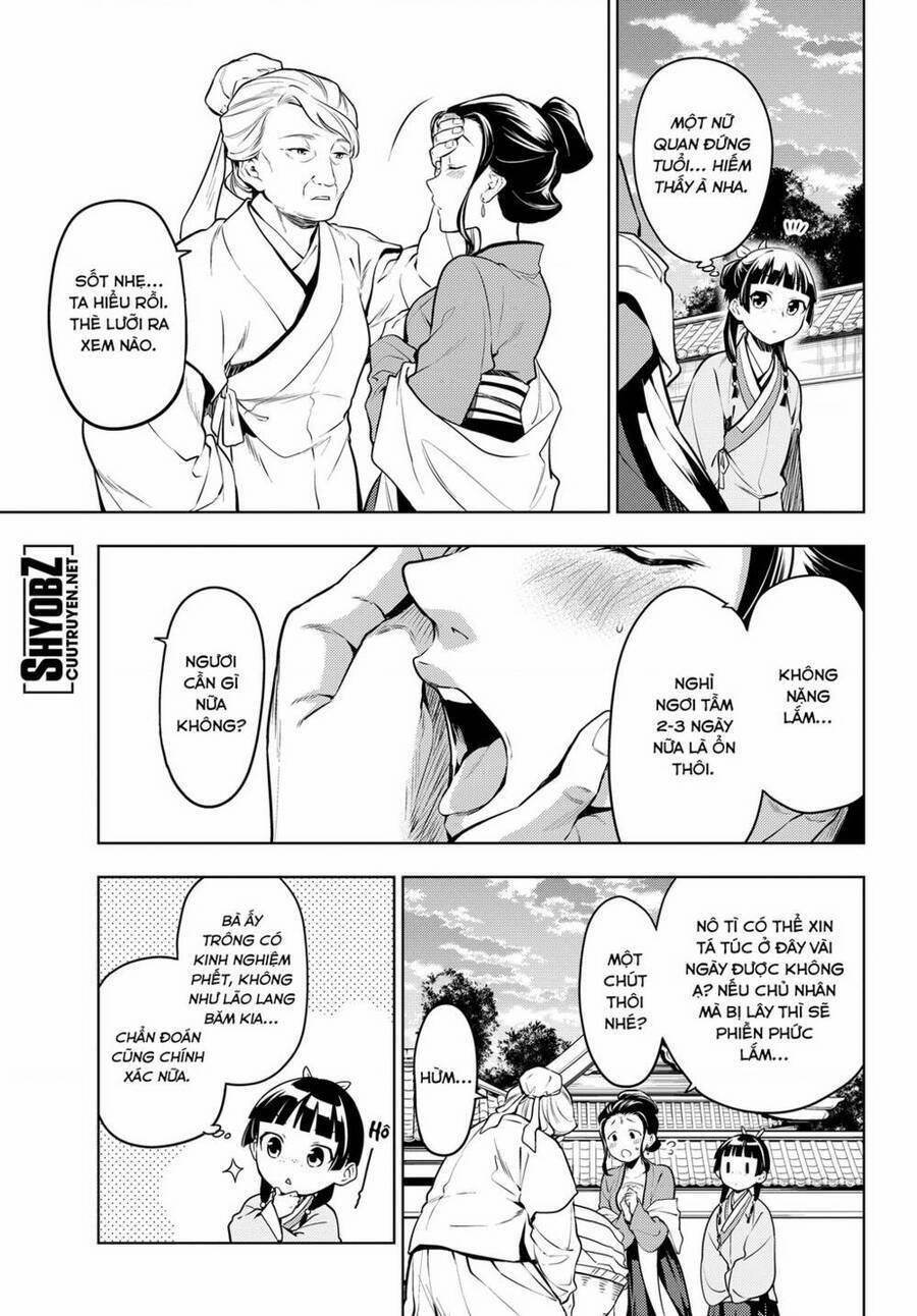 Dược Sư Tự Sự – Nhật Ký Giải Mã Bí Ẩn Chốn Hậu Cung Của Maomao 49 trang 17