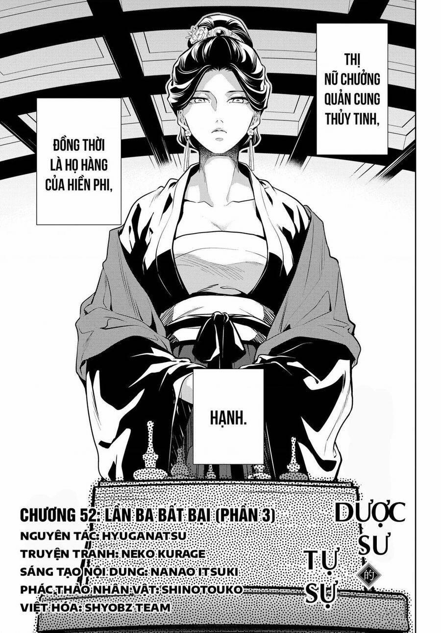 Dược Sư Tự Sự – Nhật Ký Giải Mã Bí Ẩn Chốn Hậu Cung Của Maomao 52 trang 2