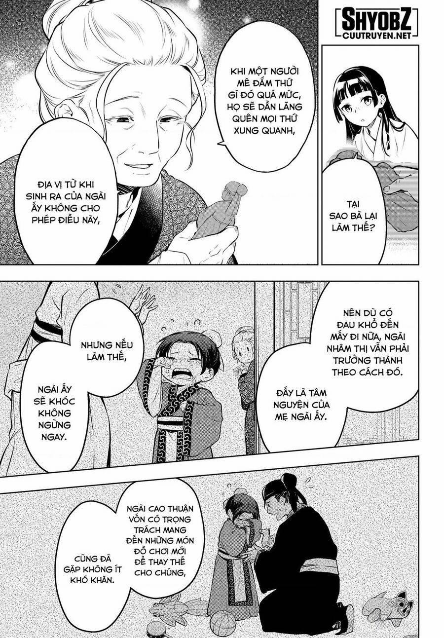 Dược Sư Tự Sự – Nhật Ký Giải Mã Bí Ẩn Chốn Hậu Cung Của Maomao 56 trang 18