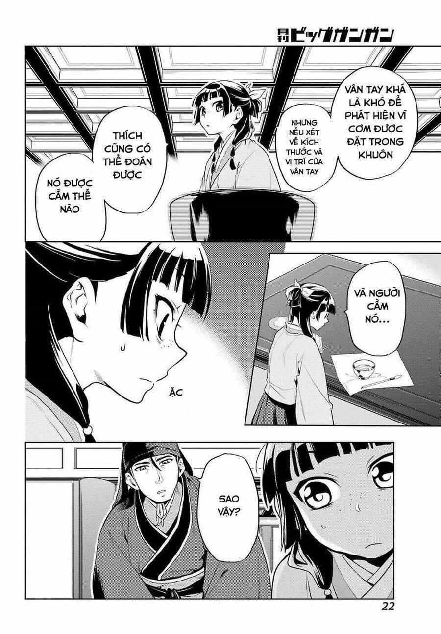 Dược Sư Tự Sự – Nhật Ký Giải Mã Bí Ẩn Chốn Hậu Cung Của Maomao 9 trang 15