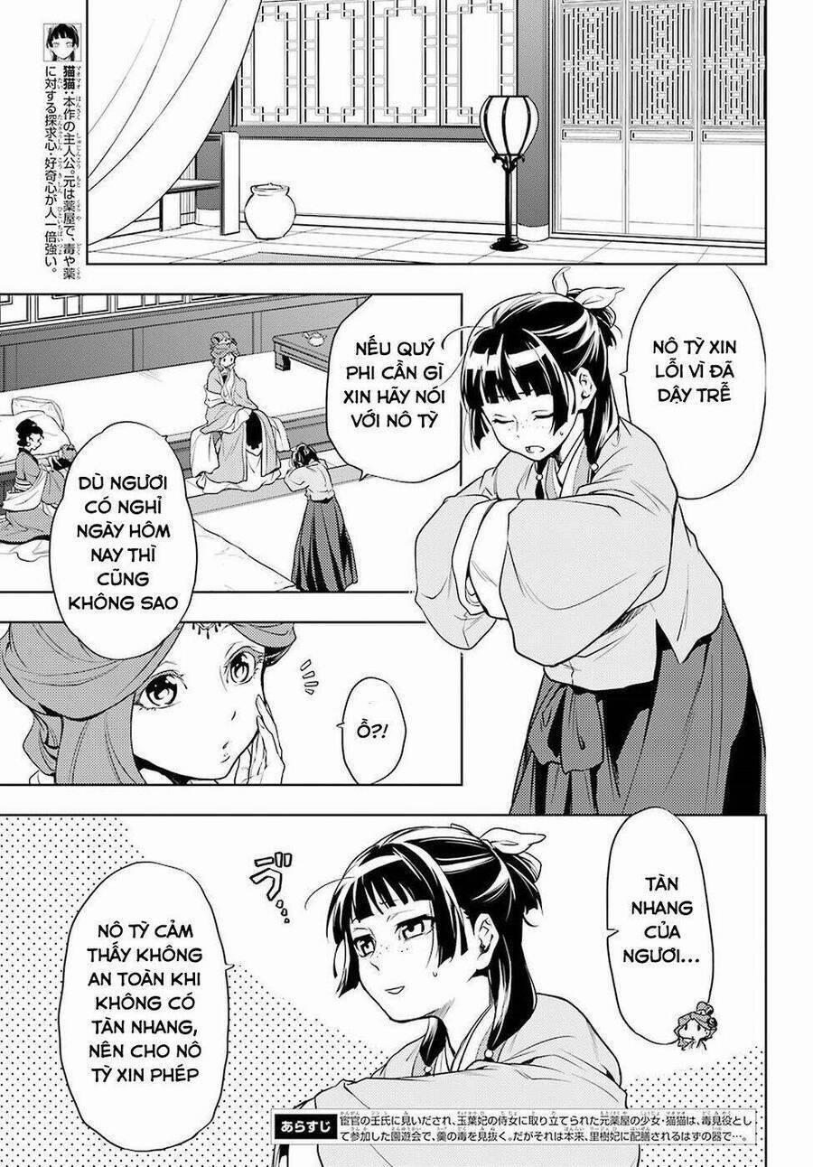 Dược Sư Tự Sự – Nhật Ký Giải Mã Bí Ẩn Chốn Hậu Cung Của Maomao 9 trang 4