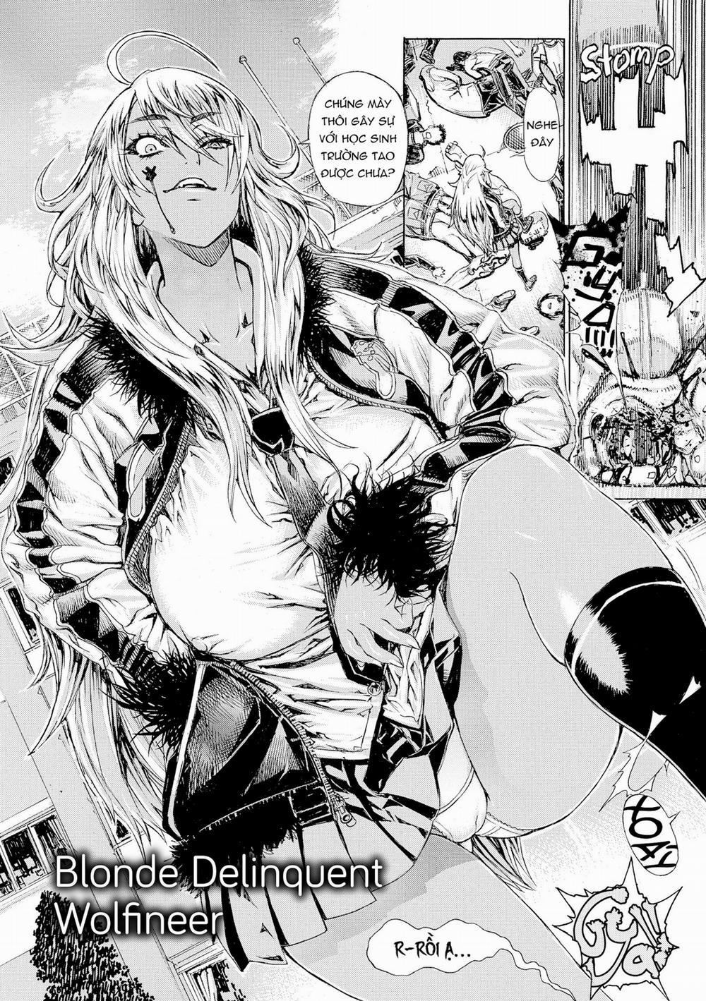 Ecchi Sketch! 3 Blonde Delinquent Wolfineer trang 1