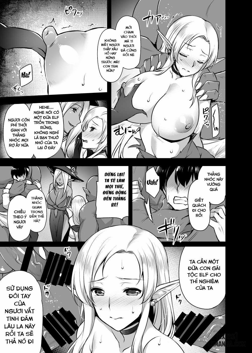 Elf no Okaa-san ~Giri no Musuko no Me no Mae de Orc ni Okasaretee 1 trang 8