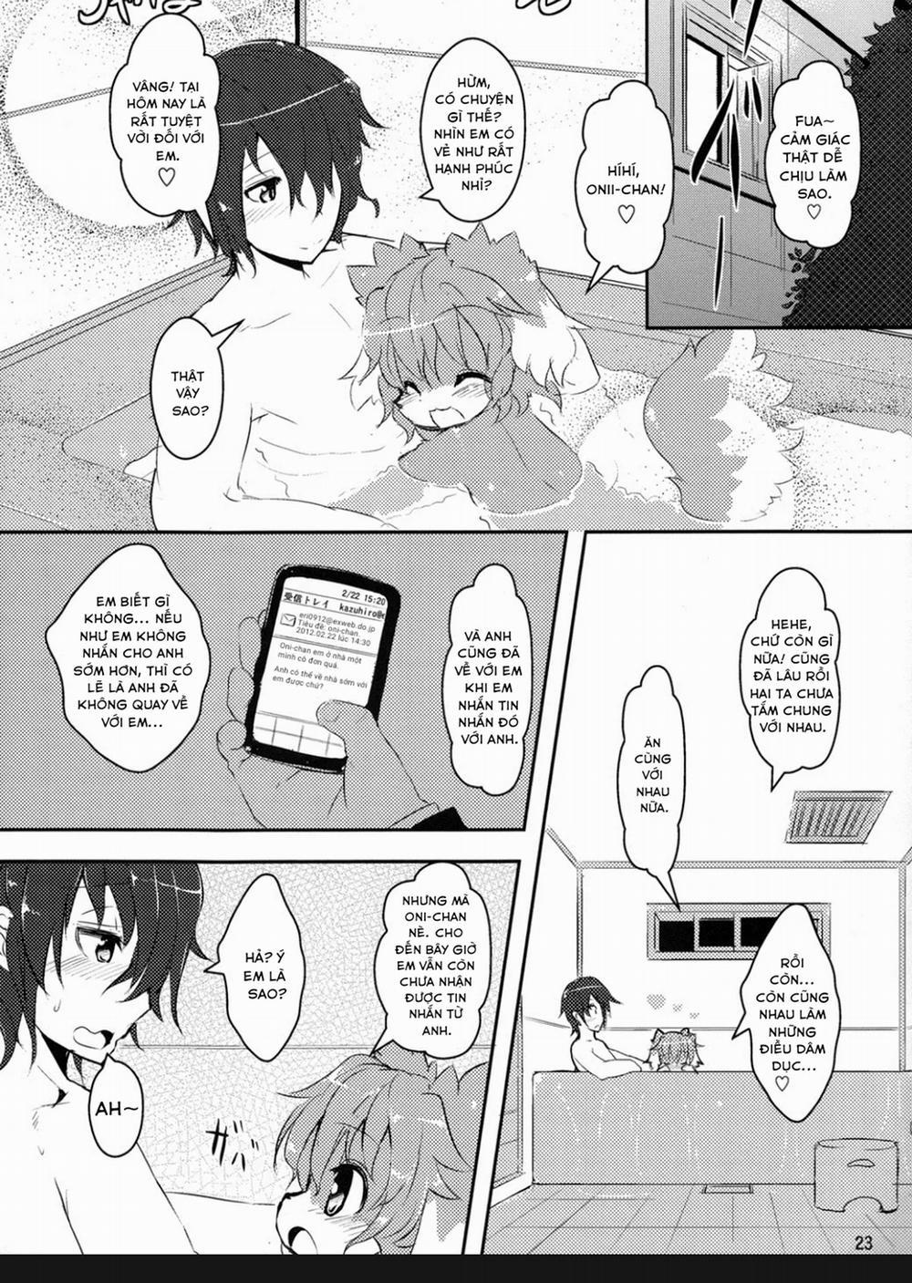 Em gái bé nhỏ của tôi là một con thú cưng Oneshot trang 22