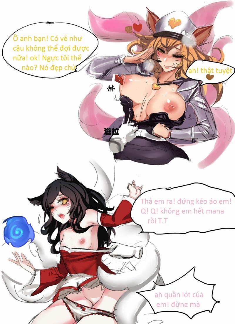 Enemy Ahri and Our Ahri (Liên Minh Huyền Thoại) Oneshot trang 0