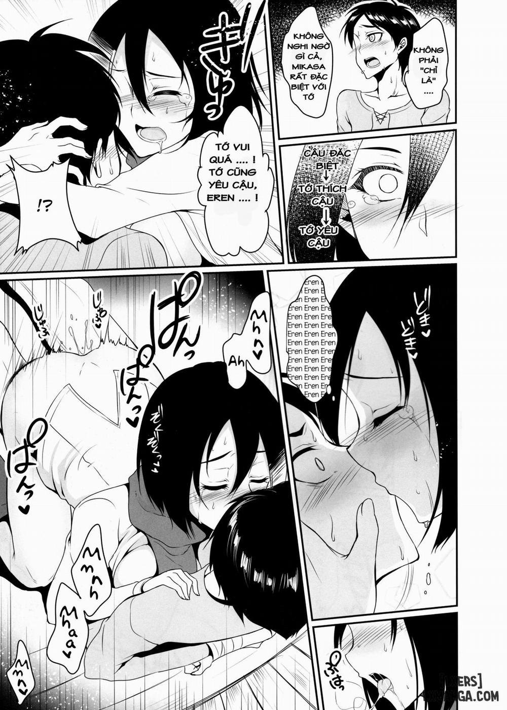 Eren ga Mikasa ni Osowareru Hon Oneshot trang 18