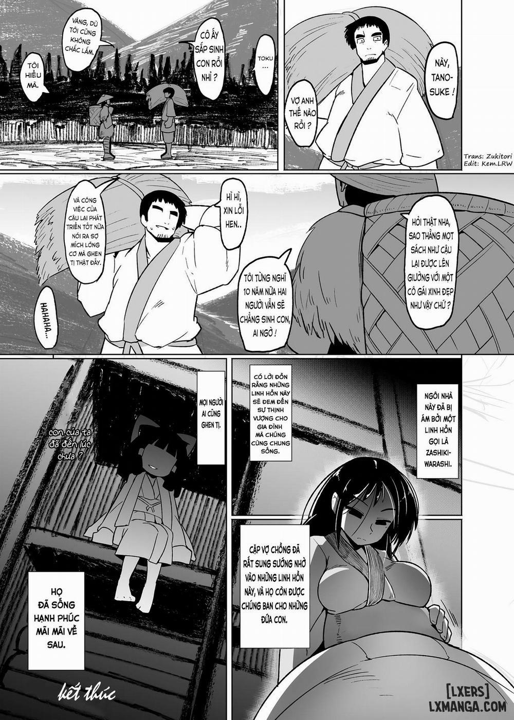 Eromanga Nihon Mukashibanashi ~Zashikiwarashi-hen Oneshot trang 35