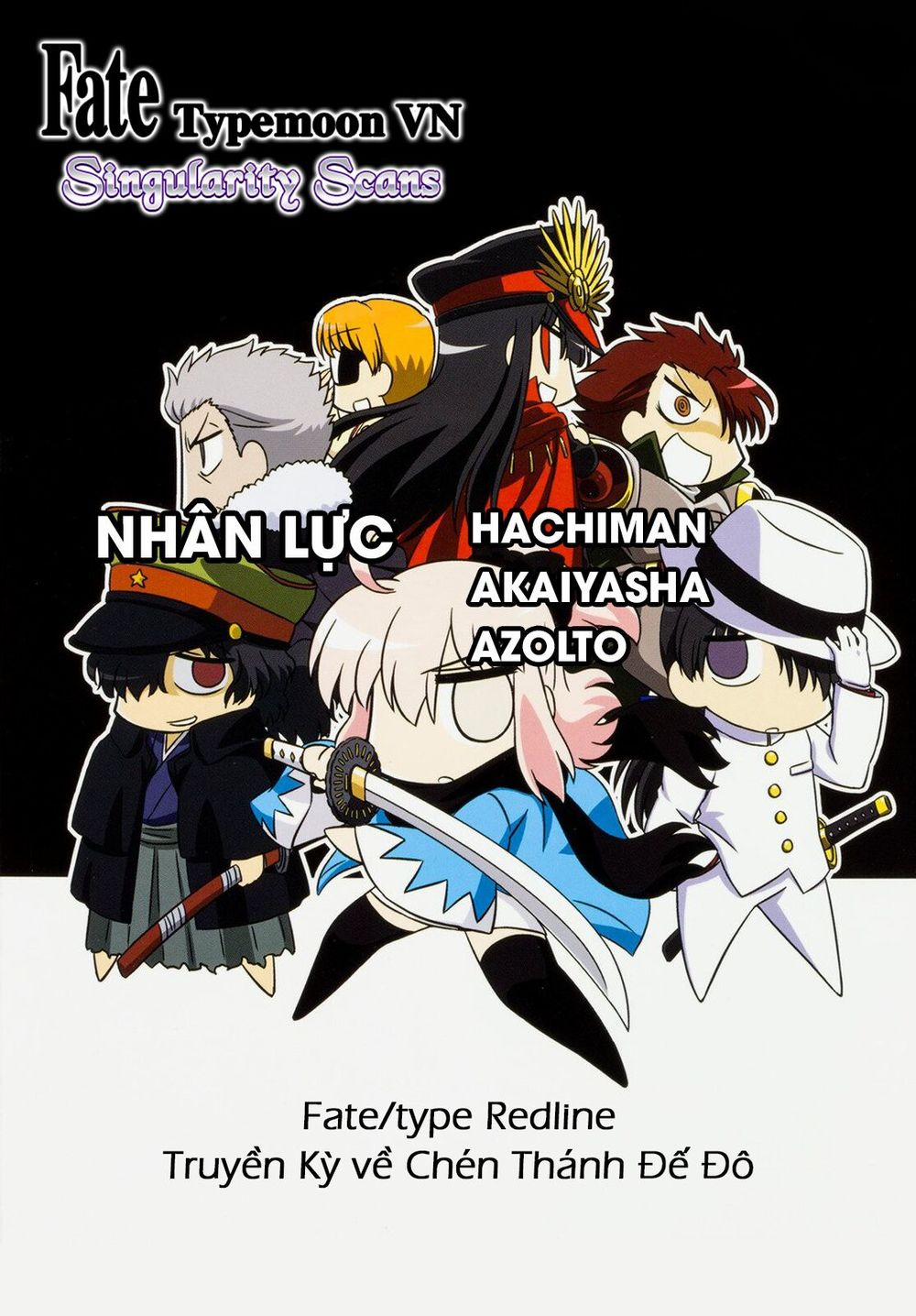 Fate/type Redline - Truyền Kỳ Về Chén Thánh Đế Đô 1 trang 0