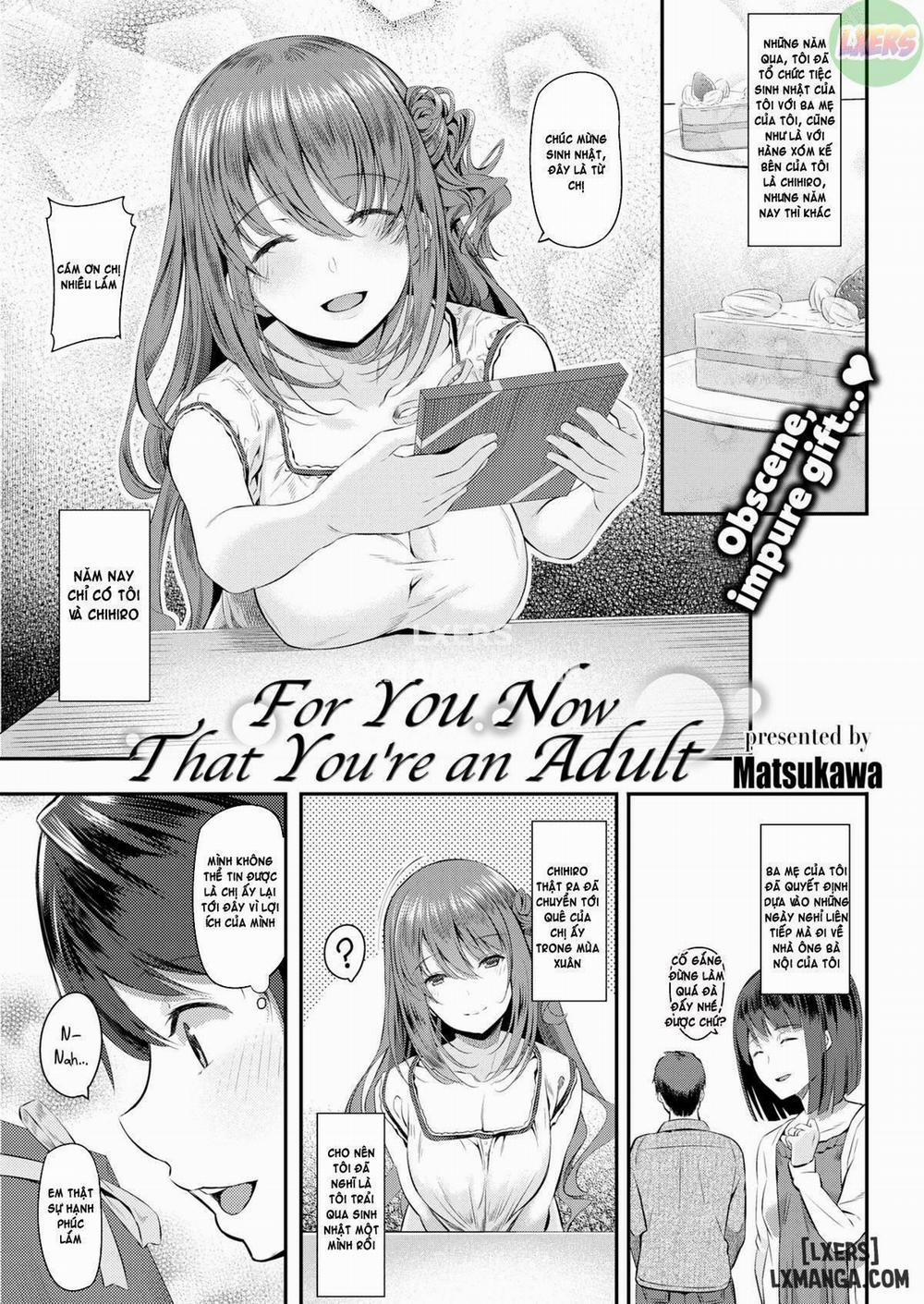 For You Now That You’re an Adult Oneshot trang 0