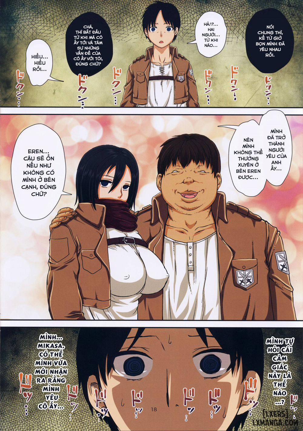 Fukkin Joshi Mikasa Ackerman wa Taishuu ga Ki ni naru Otoshi goro Oneshot trang 17