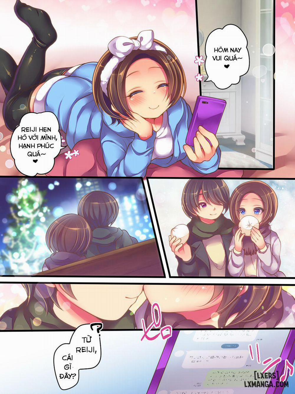 Fushigi na Chikara de Netorareta Ore to Kanojo to Choukyou Douga to Oneshot. trang 2