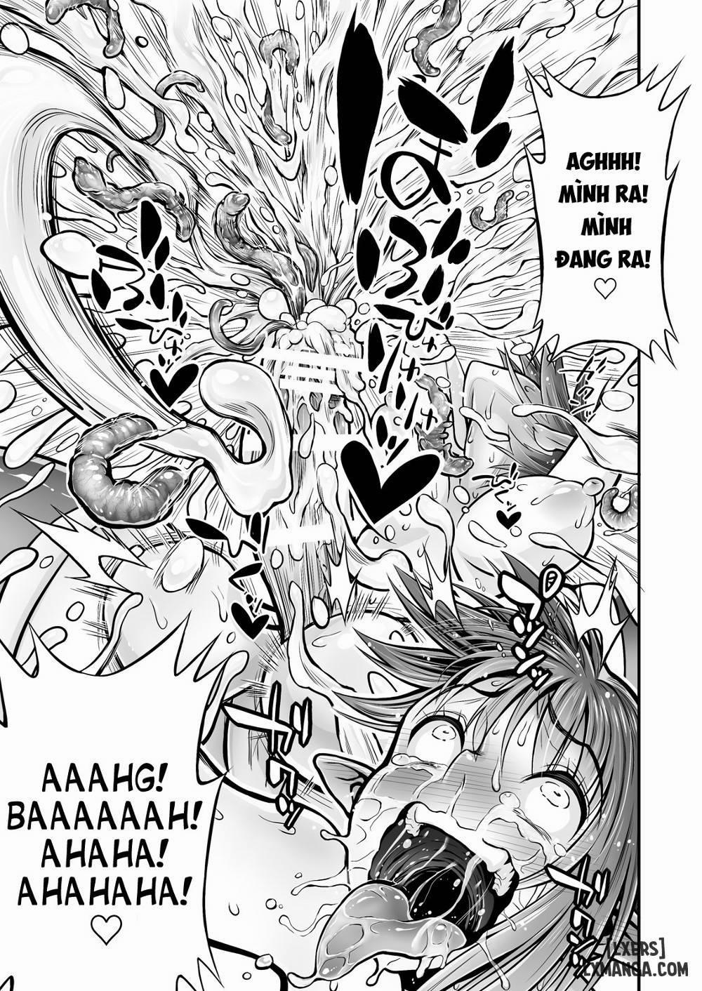 Futanari Chinpo ni Shokushu Sanran Oneshot trang 39