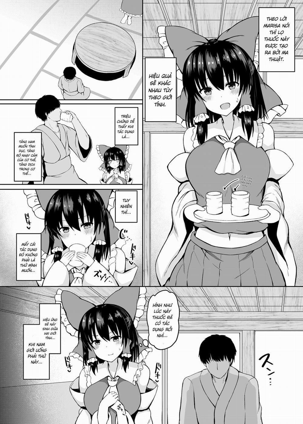 ga Shitai Reimu-san ni Biyaku o Morareru Hanashi Oneshot trang 6