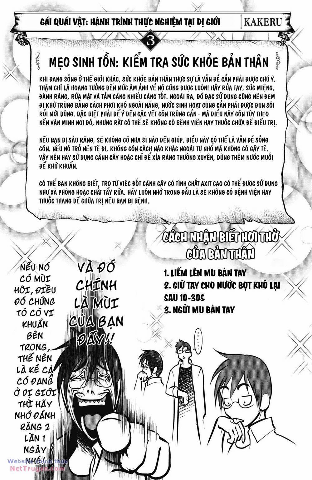 Gái Quái Vật - Hành Trình Thực Nghiệm Tại Dị Giới 13 trang 3