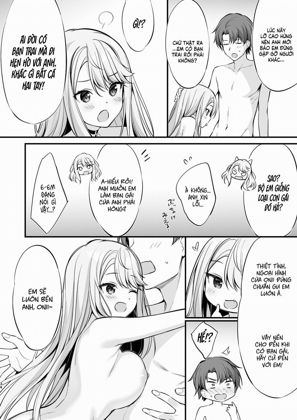 Gái Quen Trên Mạng Hóa Ra Là Nhỏ Em Gyaru Anh trai 0 em gái trang 31