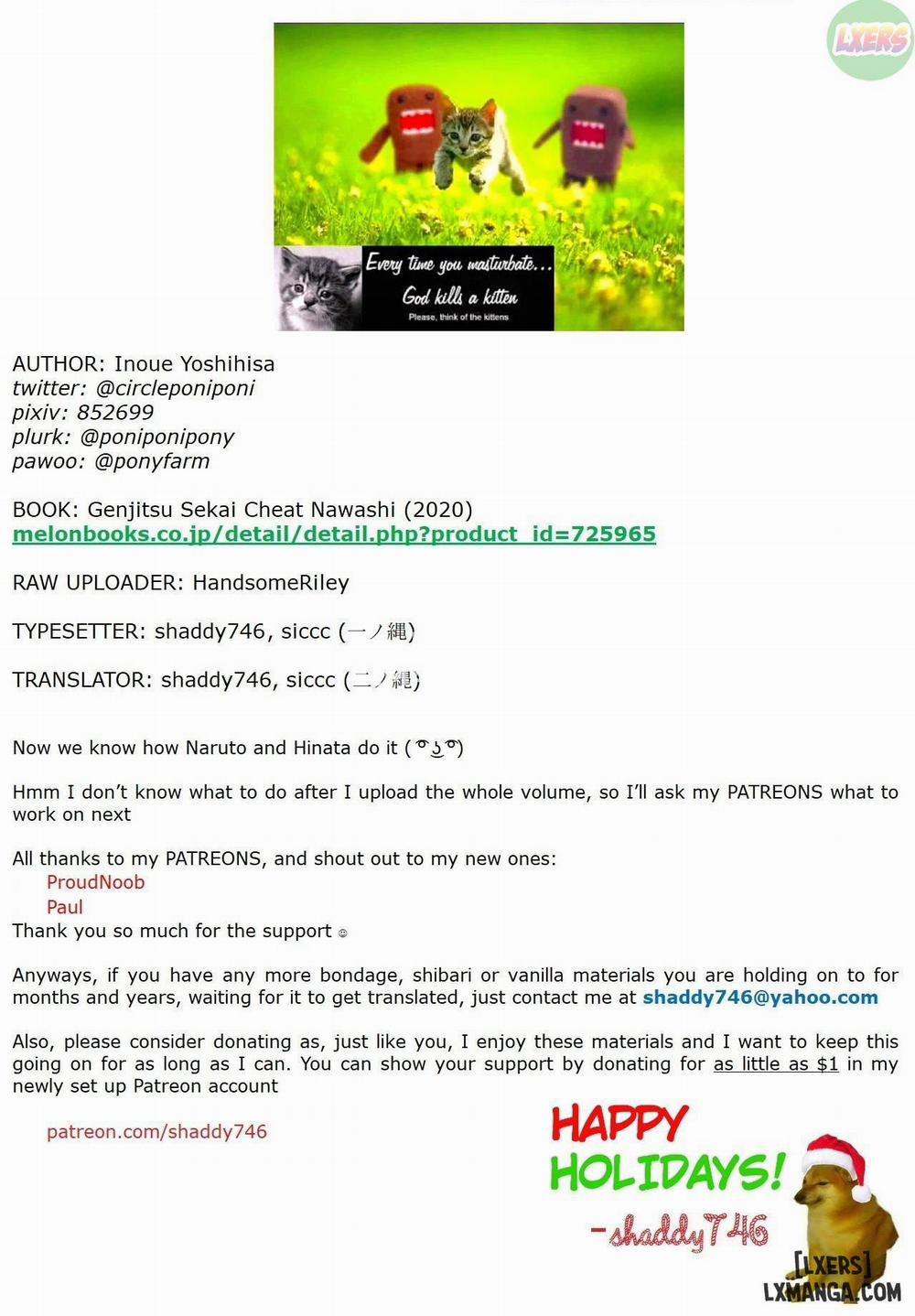 Genjitsu Sekai Cheat Nawashi 6 END trang 46