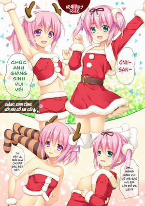 Đọc truyện tranh Giáng sinh cùng với hai cô em gái