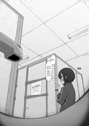 Đọc truyện tranh Girl pees in a sink standing up