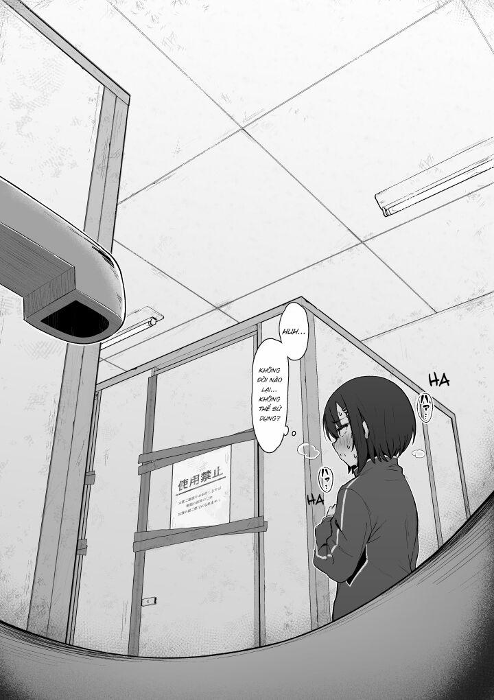 Girl pees in a sink standing up Oneshot trang 0