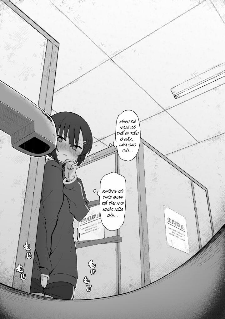 Girl pees in a sink standing up Oneshot trang 1