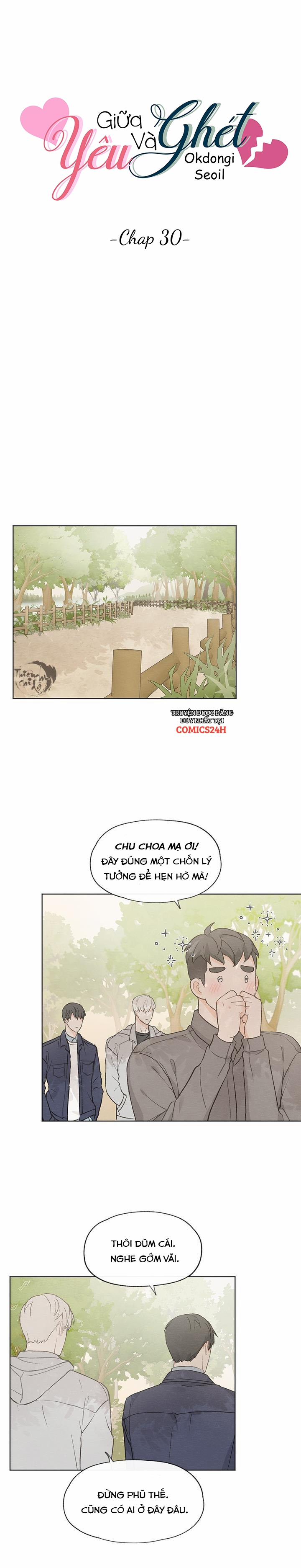 Giữa Yêu Và Ghét 30 trang 0