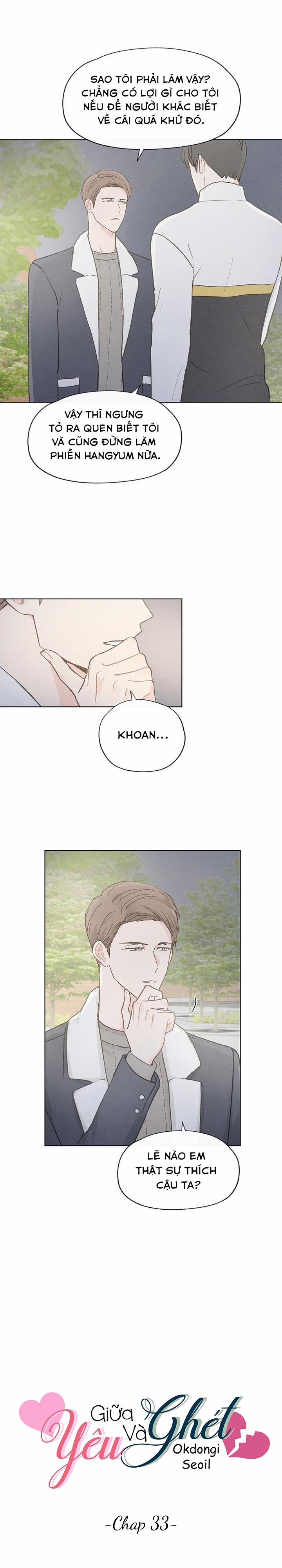 Giữa Yêu Và Ghét 33 trang 1