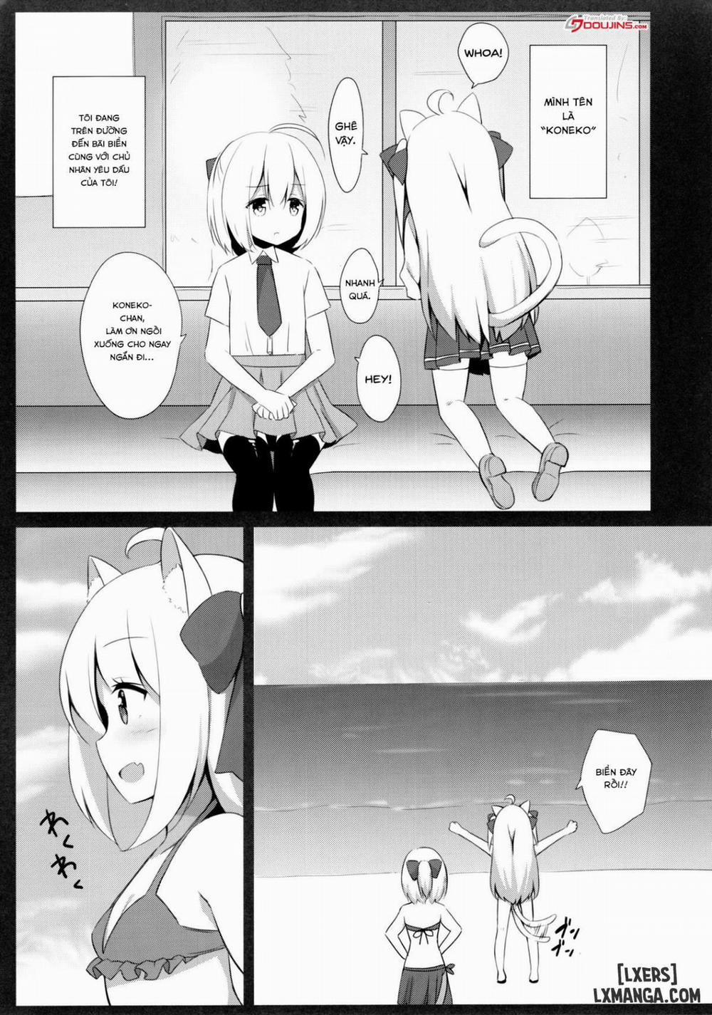 Goshujin-sama to Koneko no Midareta Summer Vacation Oneshot trang 2