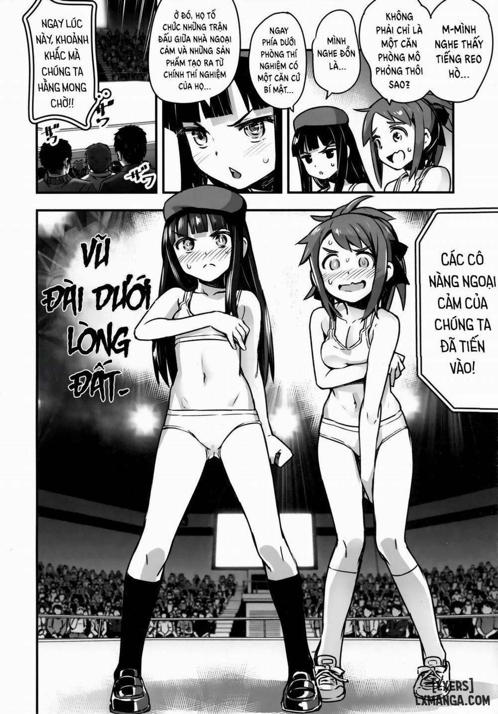 Hadakahime Honoka San Kyodai Osubuta vs Chounouryoku Shoujo! Oneshot trang 10
