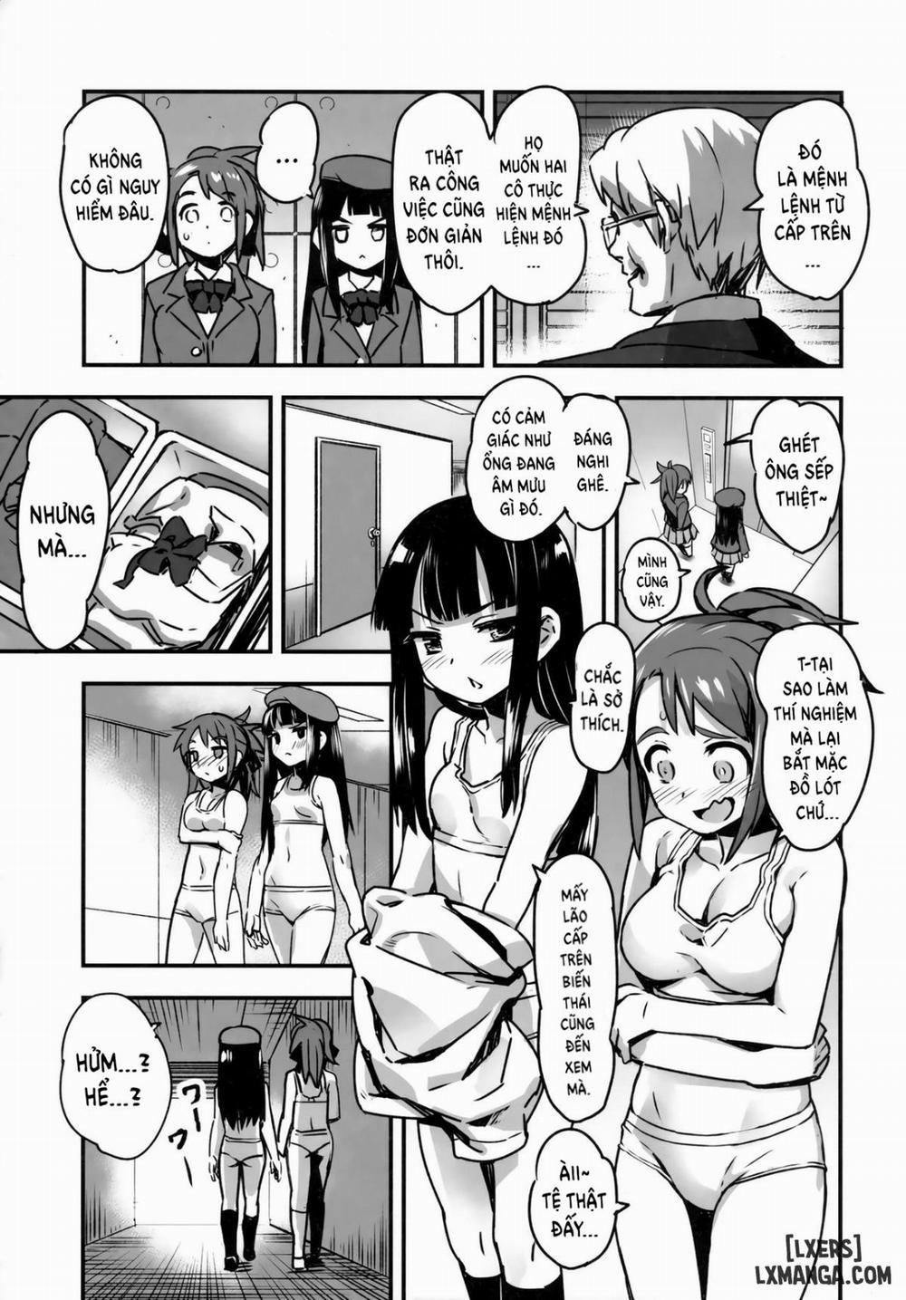 Hadakahime Honoka San Kyodai Osubuta vs Chounouryoku Shoujo! Oneshot trang 9