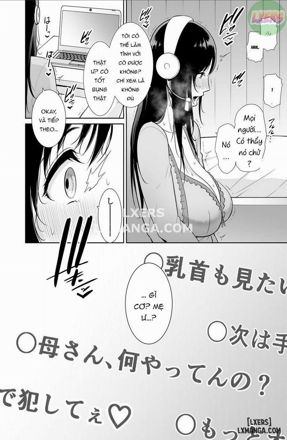 Haha wa Yoru ni Saku Single Mother no Haishin Kiroku Oneshot trang 10