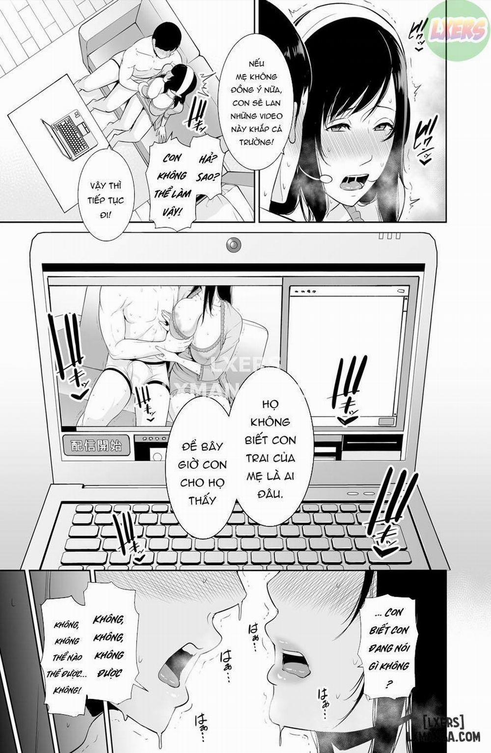 Haha wa Yoru ni Saku Single Mother no Haishin Kiroku Oneshot trang 27