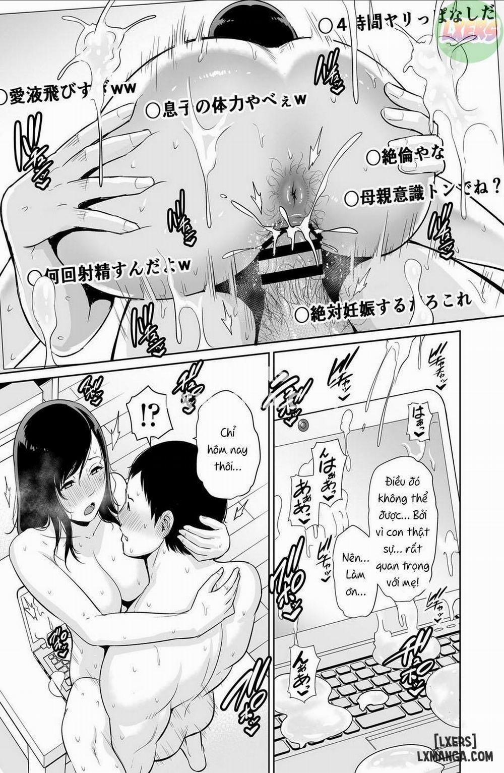 Haha wa Yoru ni Saku Single Mother no Haishin Kiroku Oneshot trang 53