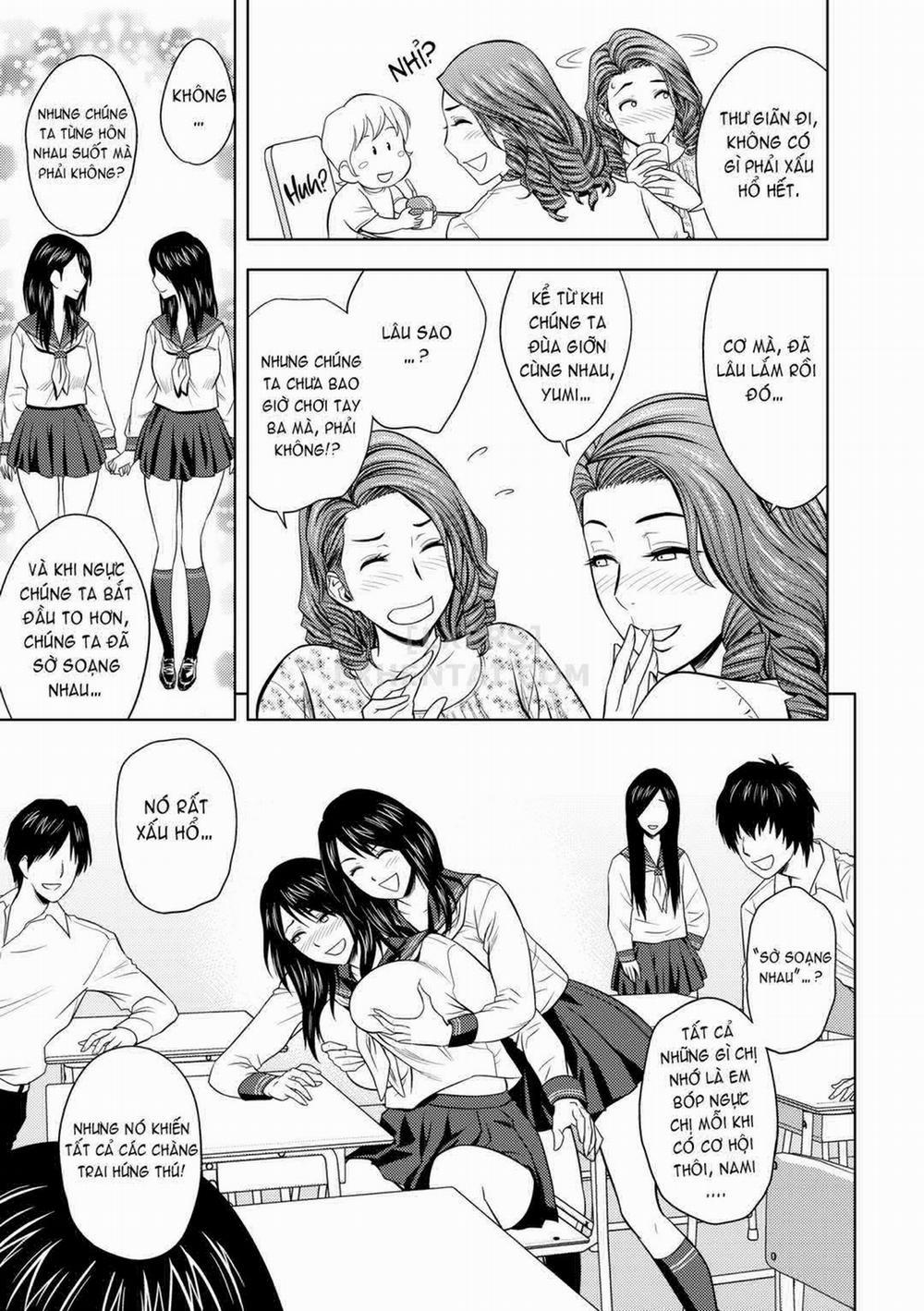 Hai chị em sinh đôi tầng trên (không che) 6 trang 4