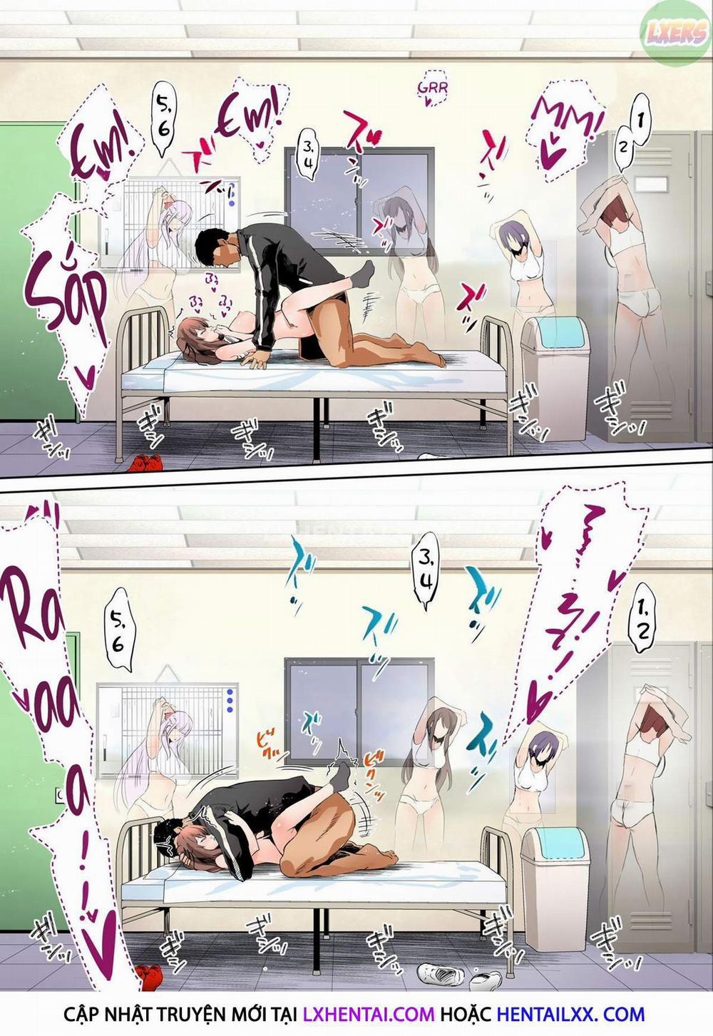 Hai cô nàng vú khủng đội điền kinh 1 trang 40