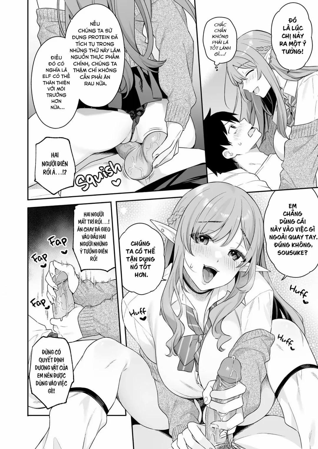 Hai nàng elf thuần chay thèm thịt Oneshot trang 15