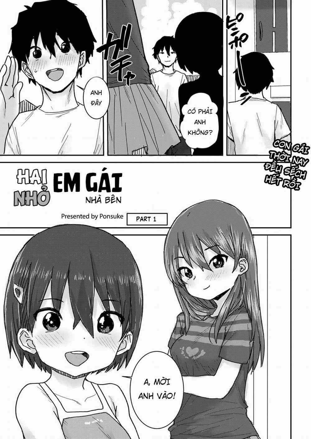 Hai nhỏ em gái nhà bên Phần 1 trang 1