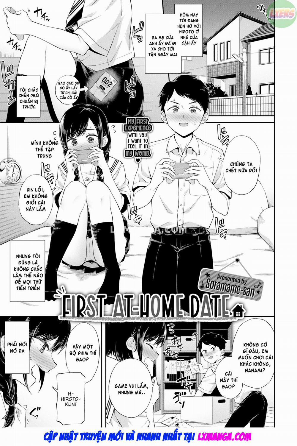 Hajimete no Ouchi Date Oneshot trang 1