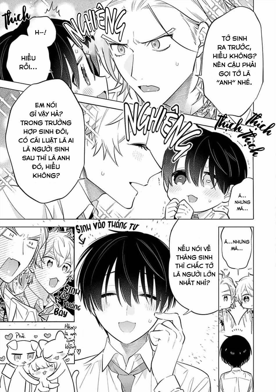 Hanamaru Manga Yin Kana Là Một Cặp Song Sinh Được Tôi Yêu Quý 5.5 trang 14