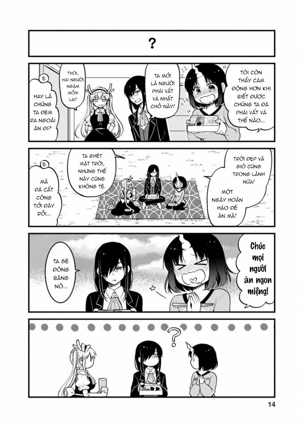 Hầu Gái Rồng Nhà Kobayashi: Nhật Ký Công Sở Của Elma 0 "Elma và đồ ăn nhà làm" trang 10