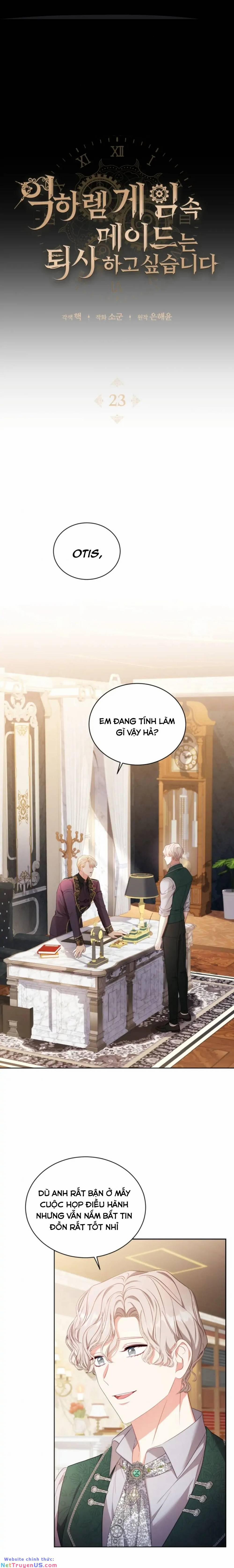 Hầu Nữ Trong Trò Chơi Harem Ngược Muốn Nghỉ Việc 23 trang 11